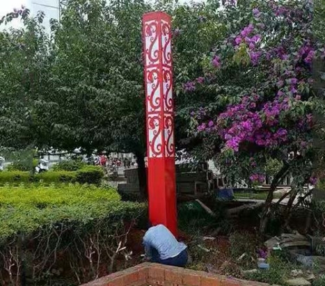嘎灑公園景觀(guān)燈案例