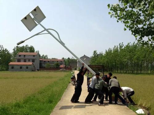 太陽能路燈安裝前期工作 太陽能路燈安裝前期工作